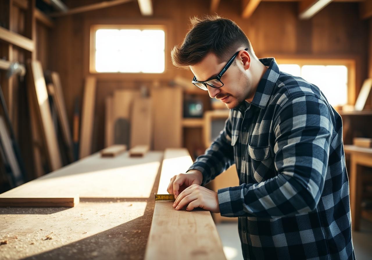 Carpenter at work — health insurance from Carpenter Crew Health